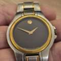 SAR 1290,  Movado Watch (Gold & Steel) For Men 1290 SR