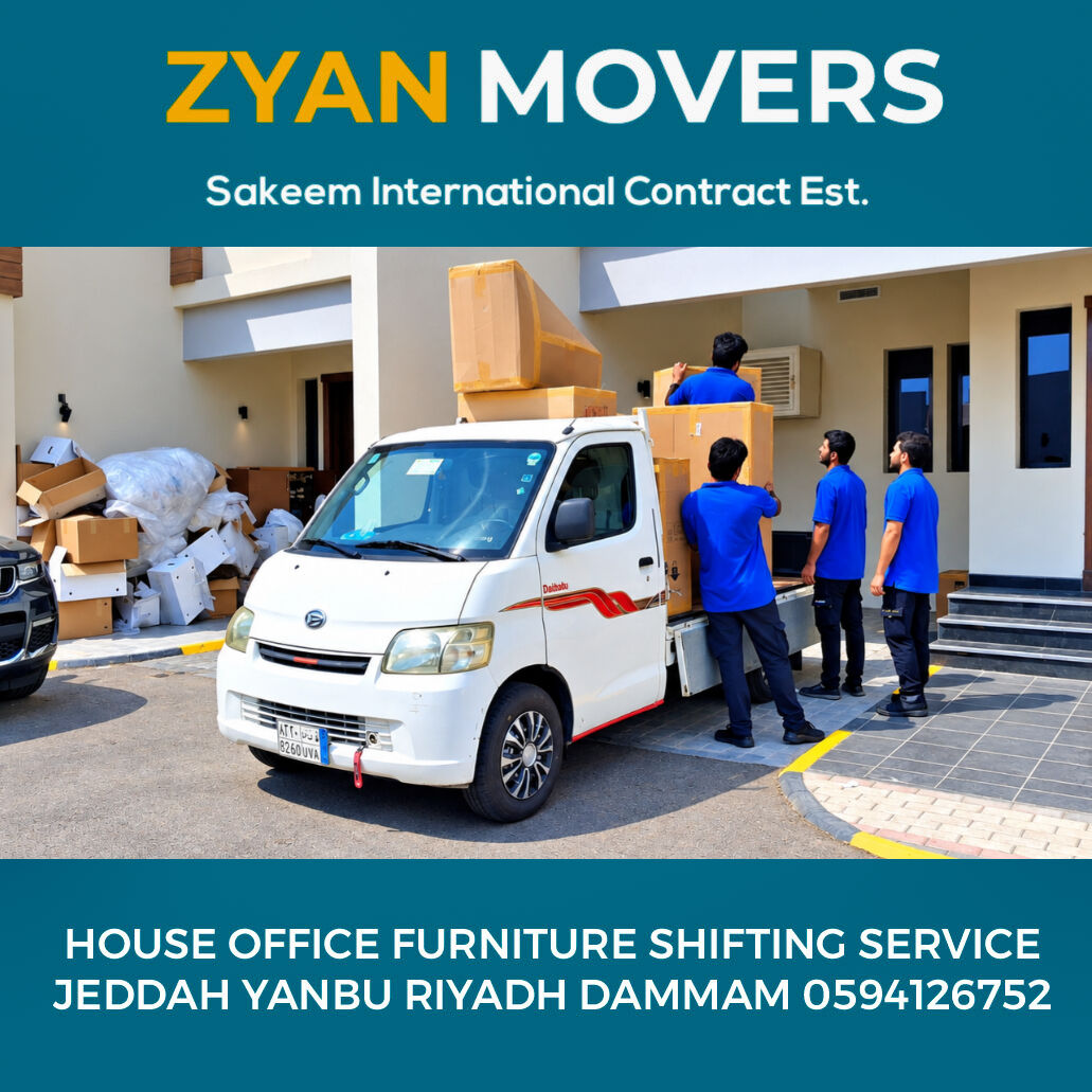 Dammam, Relocation, Zyan Movers & Packers Available For.Home Office Villa Furniture Shifting 24 Hour