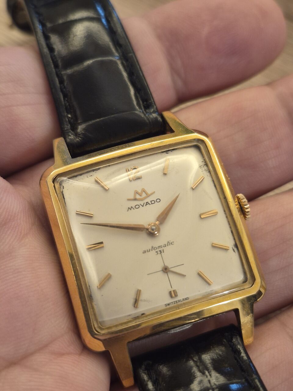 Riyadh, Jewelry, SAR 2450,  Movado Automatic Watch NEW (Vintage Of 60 Years Old) For Men Original Swiss Made
