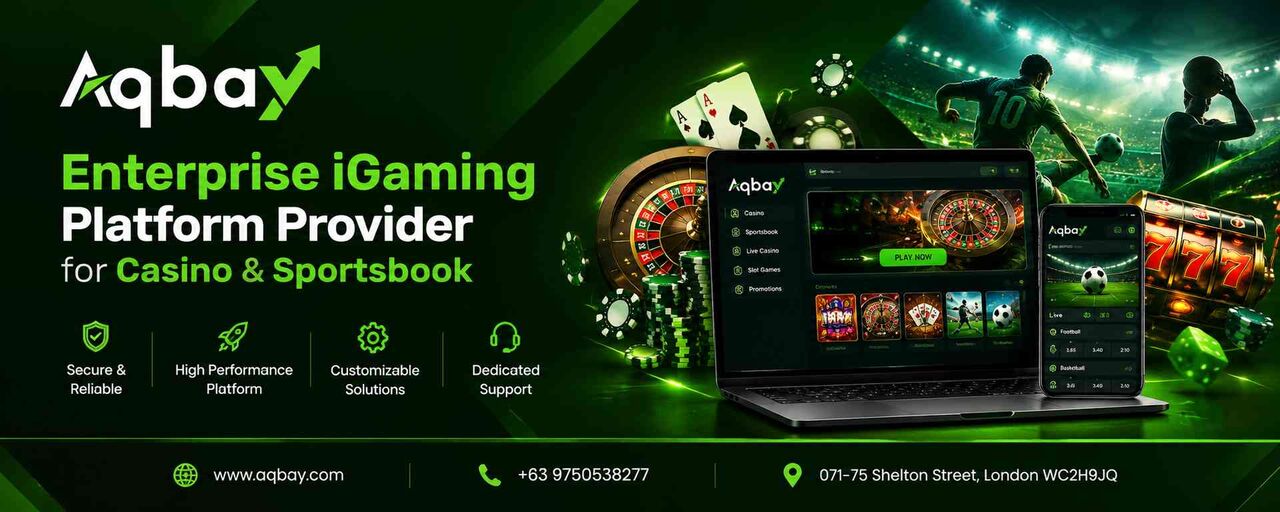 London, Software Development, Custom Casino Game Development Solutions By Aqbay