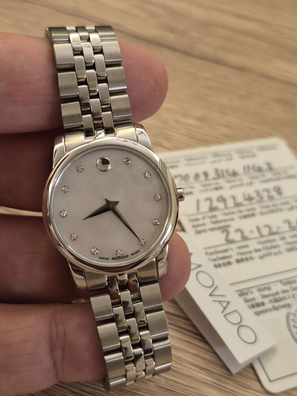 Riyadh, Watches, SAR 2450,  Movado Watch NEW ( Original Diamond Dial) For Ladies Original Swiss Made