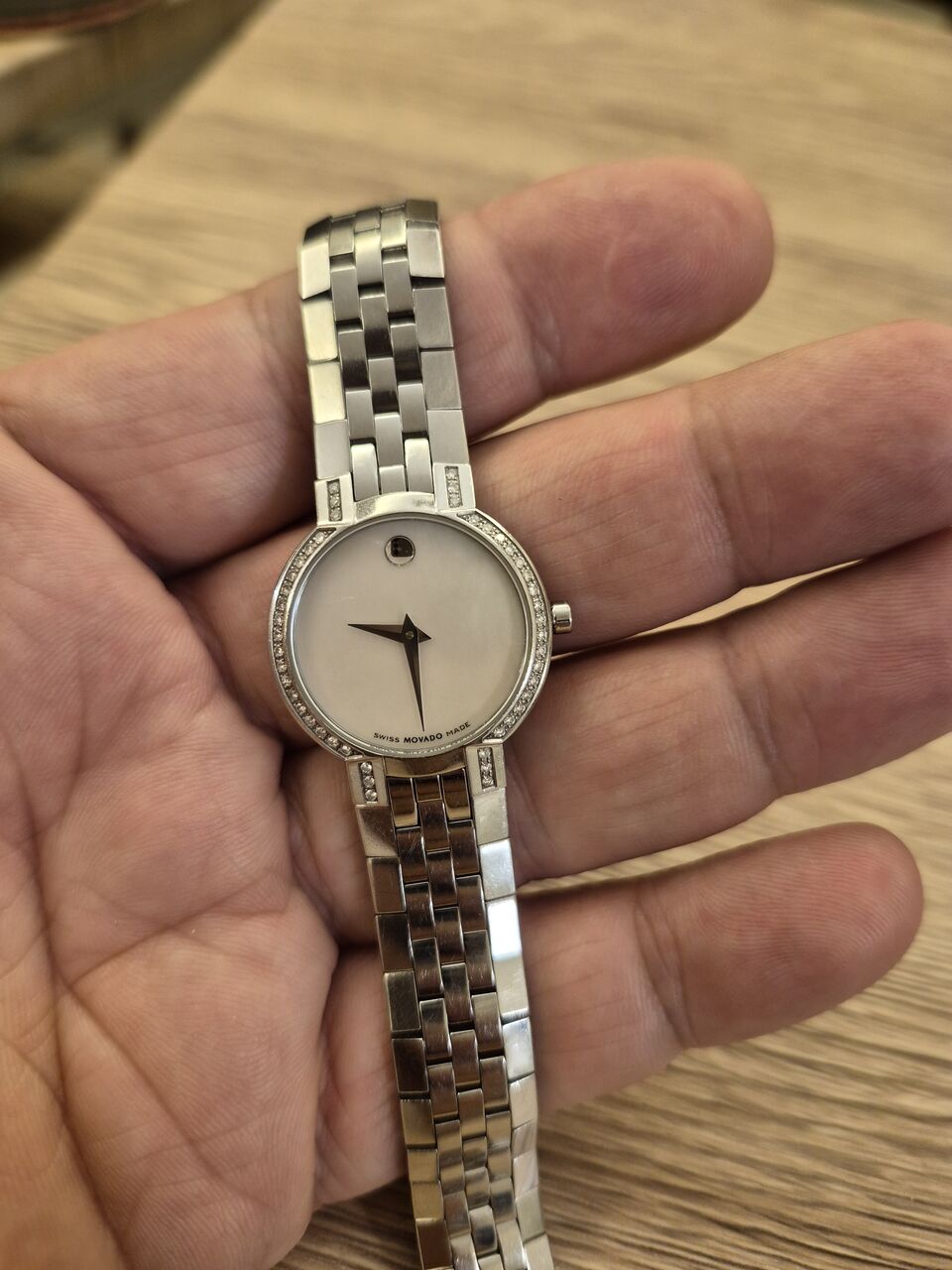 Riyadh, Jewelry, SAR 1950,  Movado Watch ( Original Diamond Dial & Bezel) For Ladies Original Swiss Made