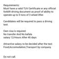 Urgently Hiring &ndash; Forklift Operator
