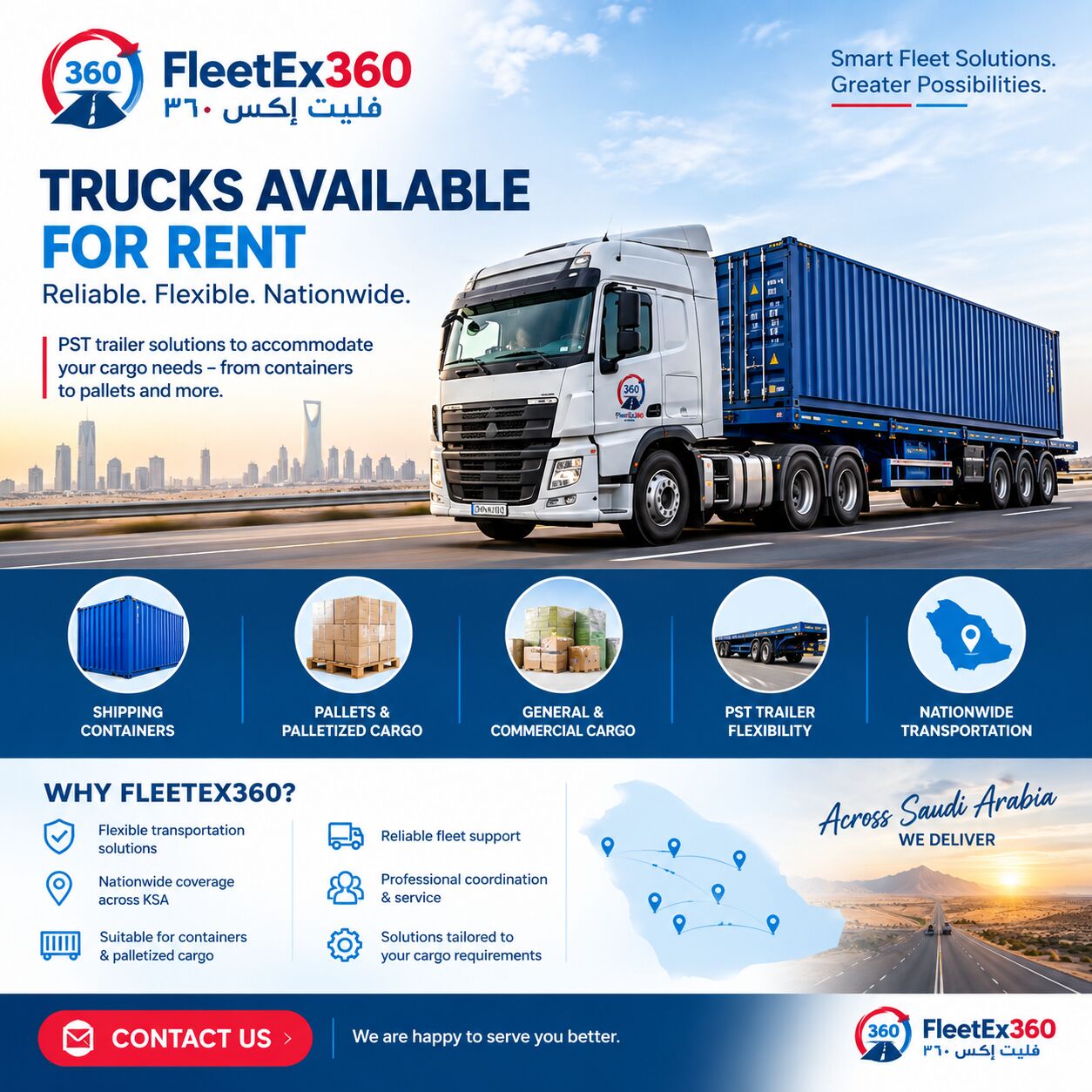 Riyadh, Logistics, 🚛 NATIONWIDE TRUCK FLATBED RENTAL & TRANSPORTATION SOLUTIONS