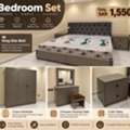 SAR 1550,  King Size Complete Bedroom Set &ndash; 3 Door Wardrobe | 1550 SAR
