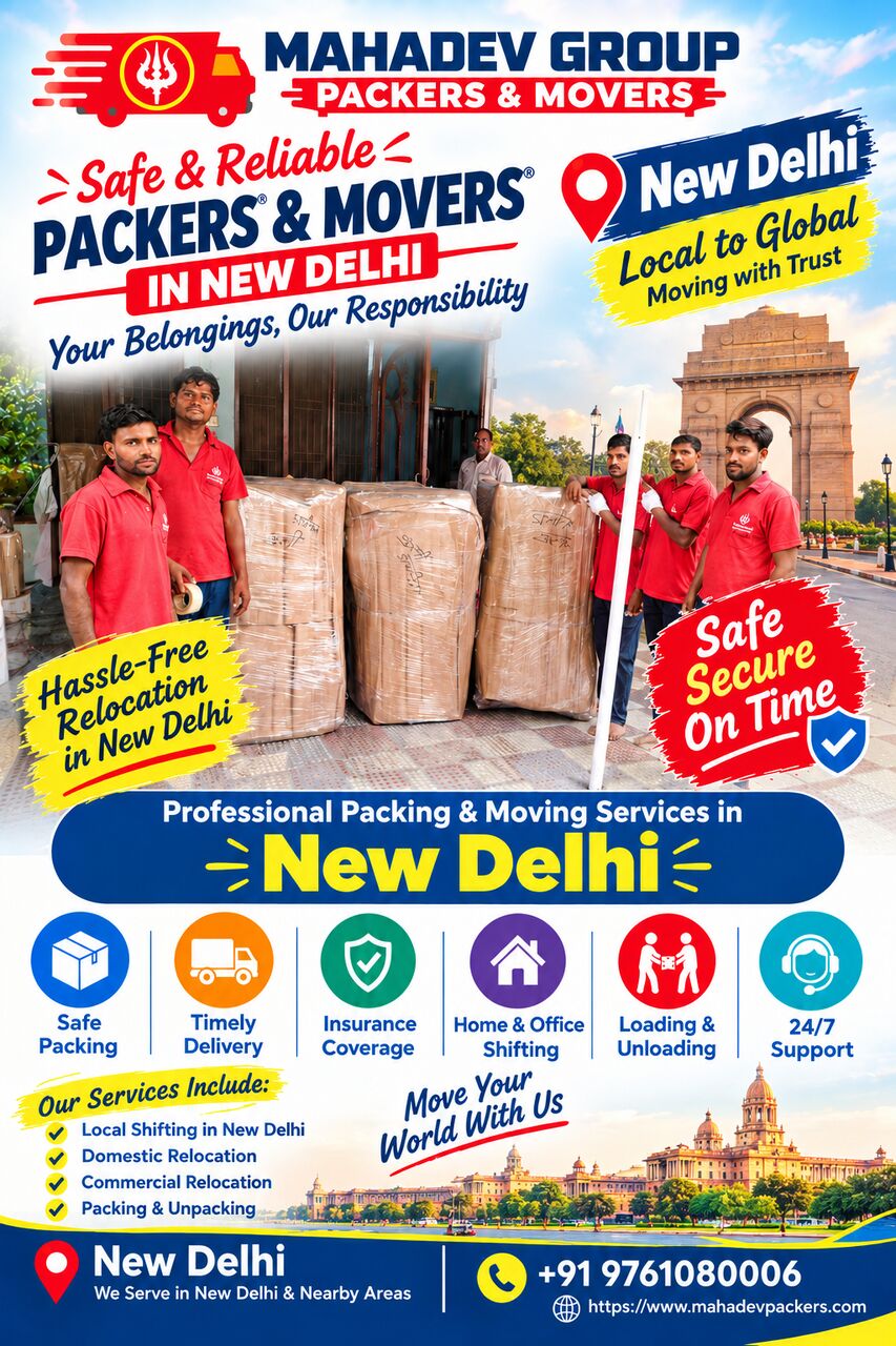 New Delhi, Labor/Moving, Best Relocation Services For Safe And Smooth Moving In Delhi