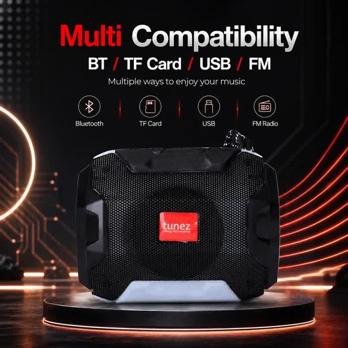 Visakhapatnam, Electronics, INR 574,  Best Bluetooth Speaker Under 1000 &ndash; Tunez BS1014 With BT, TF Card, USB & FM Radio
