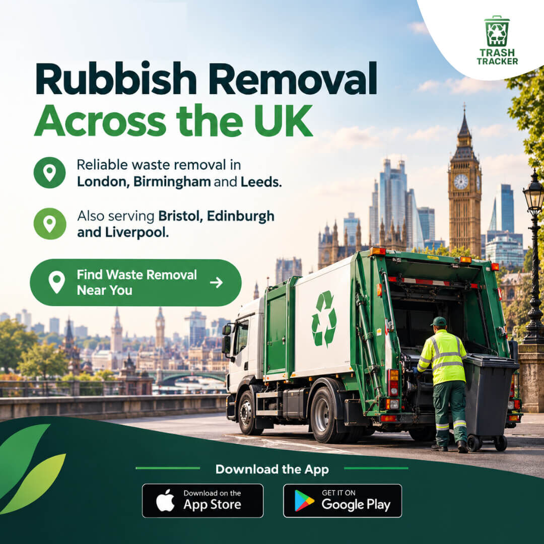 London, Recycling, Rubbish Removal Guide For UK Cities | TrashTracker App
