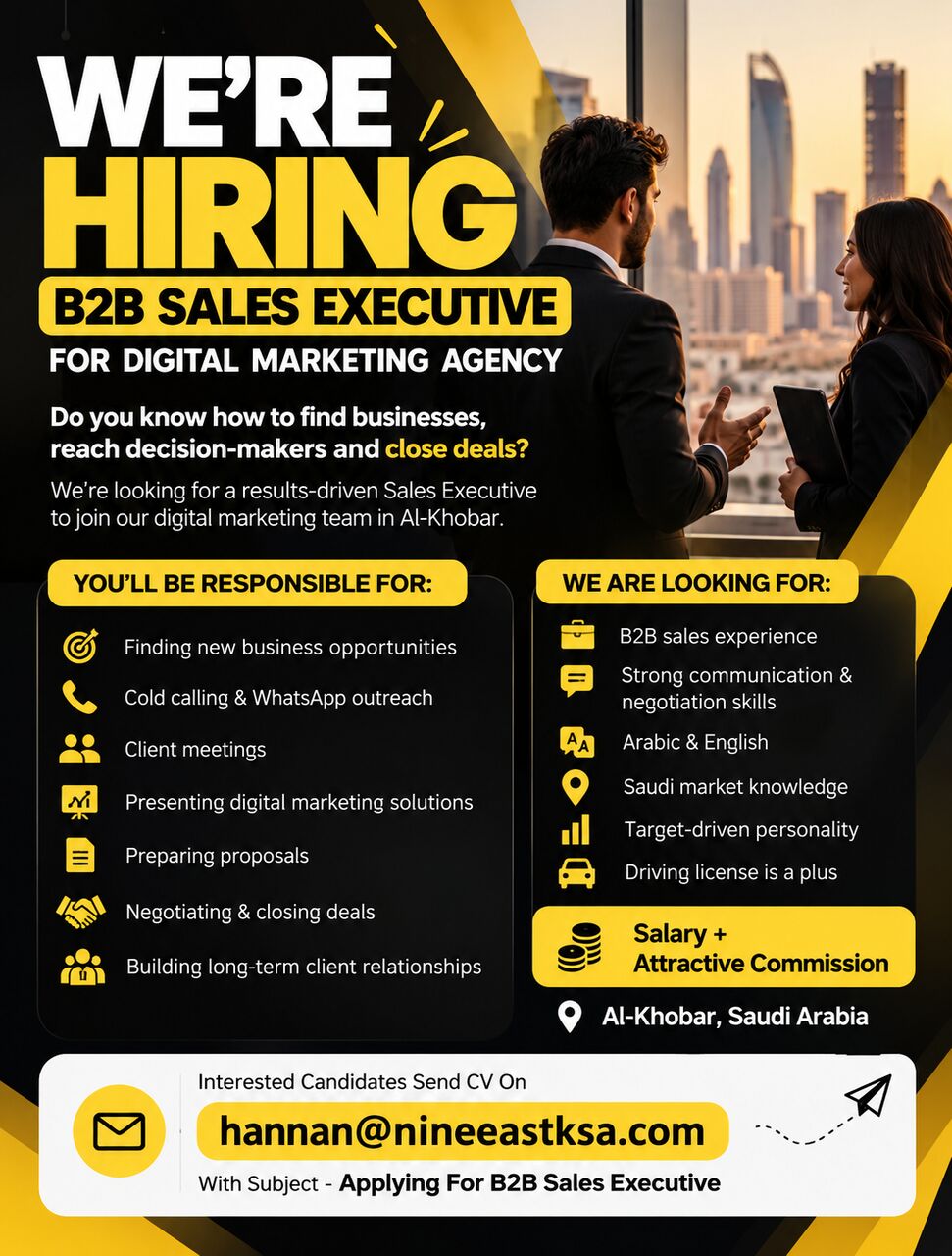 Khobar, Jobs, WE