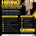 WE'RE HIRING &mdash; B2B SALES EXECUTIVE FOR DIGITAL MARKETING AGENCY
