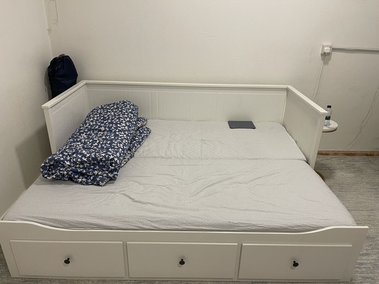 Riyadh, Furniture, SAR 1000,  Ikea Convertible Bed-Single Or Double With 3 Storage Drawers