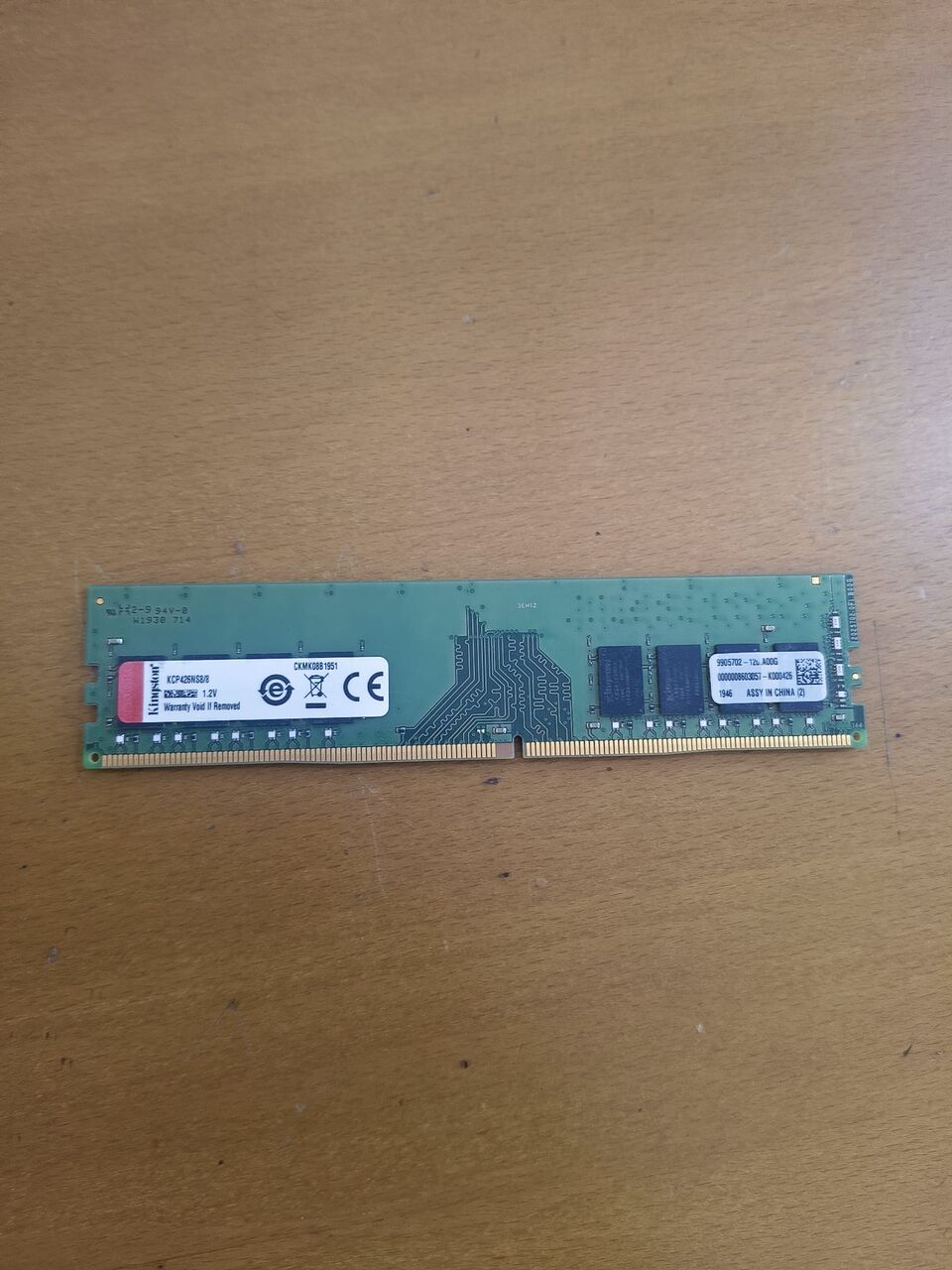 Manama, Computers, BHD 14,  Kingston KCP426NS8/8 8GB DDR4  1.2V 2666 MHz PC(desktop Memory)