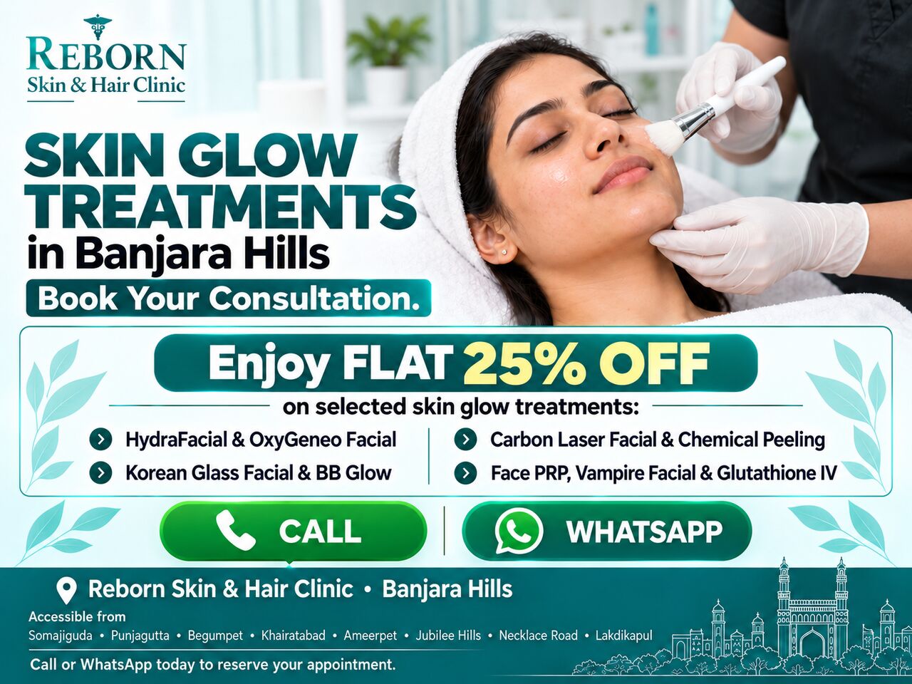 Hyderabad, Health & Beauty Items, INR 1500,  Festive Plans, Fresh-Looking Skin &ndash; Navratri Facial Offers Near Somajiguda