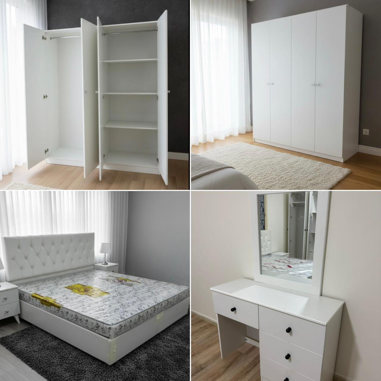 Jeddah, Furniture, SAR 1699,  Stylish & Modern Bedroom Set &ndash; Premium Quality Furniture