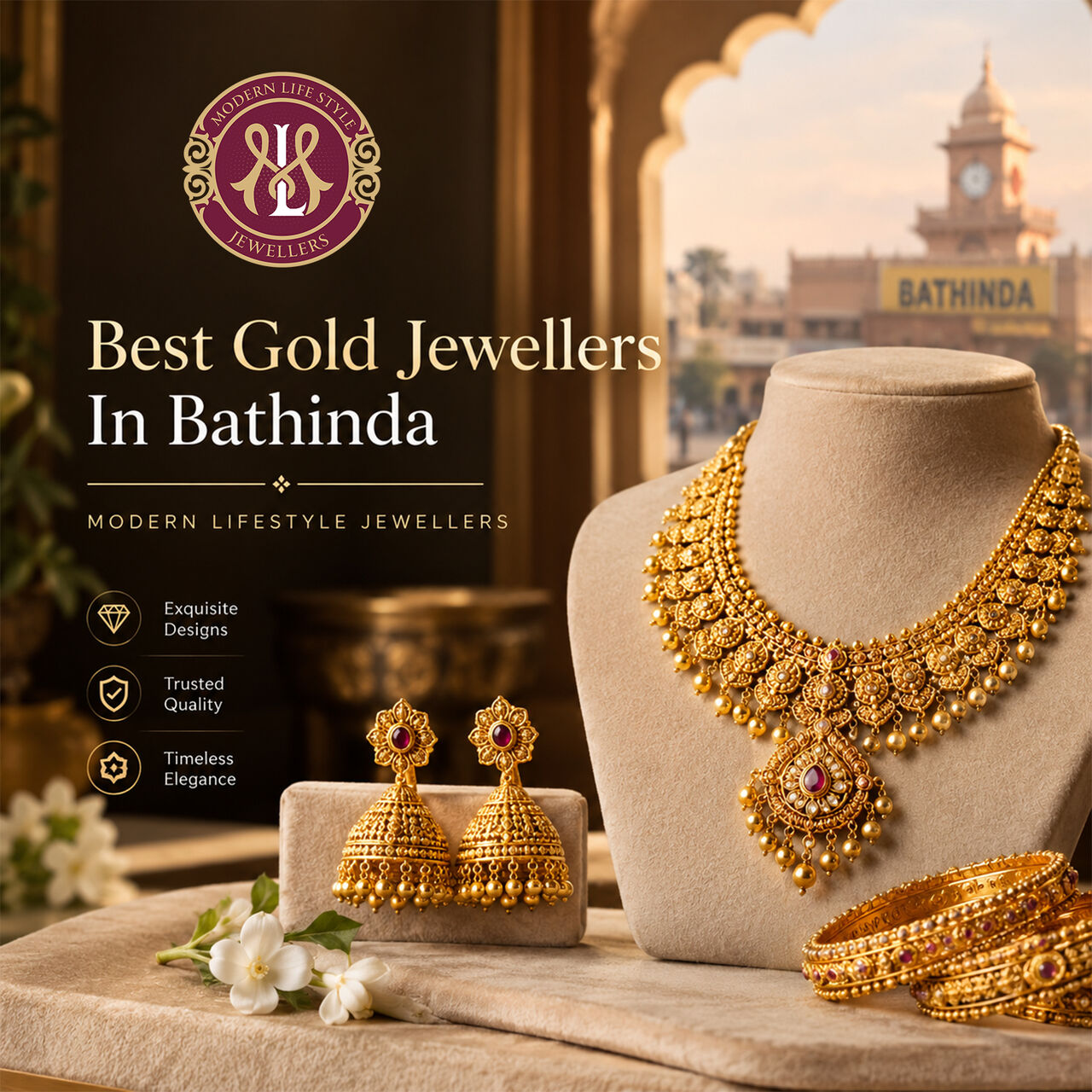 Punjab, Jewelry, Best Gold Jewellers In Bathinda - Modern Lifestyle Jewellers