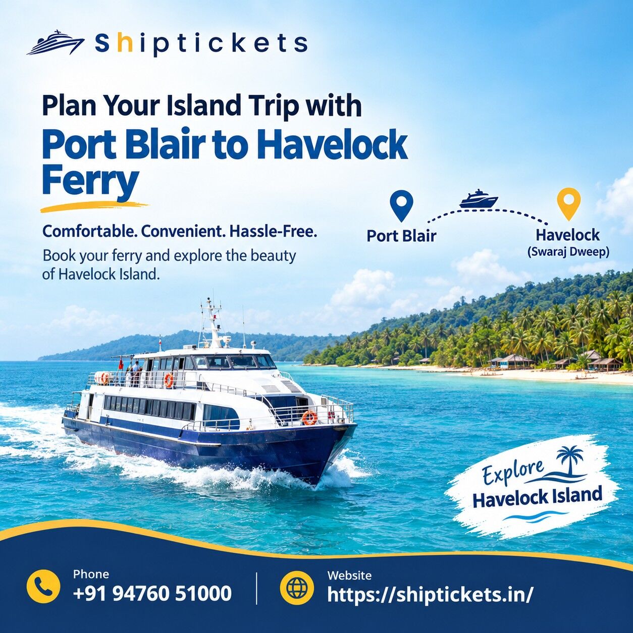 Mumbai, Travel, Enjoy A Comfortable Island Journey With Port Blair To Havelock Ferry
