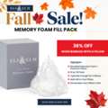USD 25,  Memory Foam Fill Pack &ndash; 36% OFF When Bundled With A Pillow