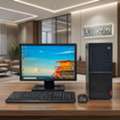 BHD 68,  Lenovo Core I5 7th Gen 3.0Ghz 8GB RAM 256GB SSD 19" Monitor Computer Set Ready To Use