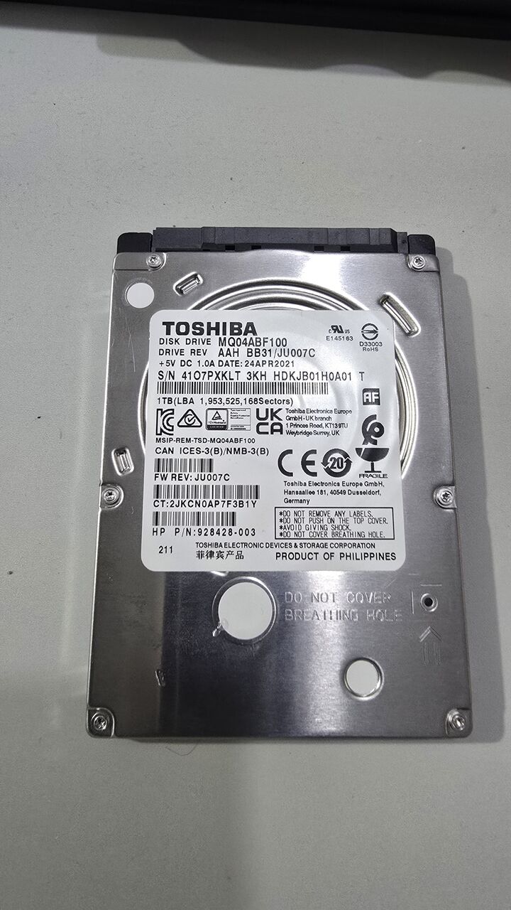 Al Aziziyah, Computers, SAR 230,  1TB Hard Disk For Sale