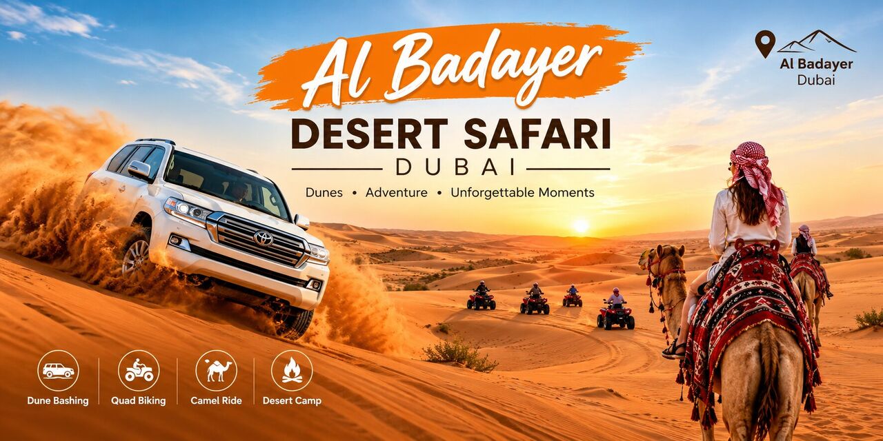 Sharjah, Travel, Al Badayer Desert Safari Dubai | Red Dunes Adventure Guide