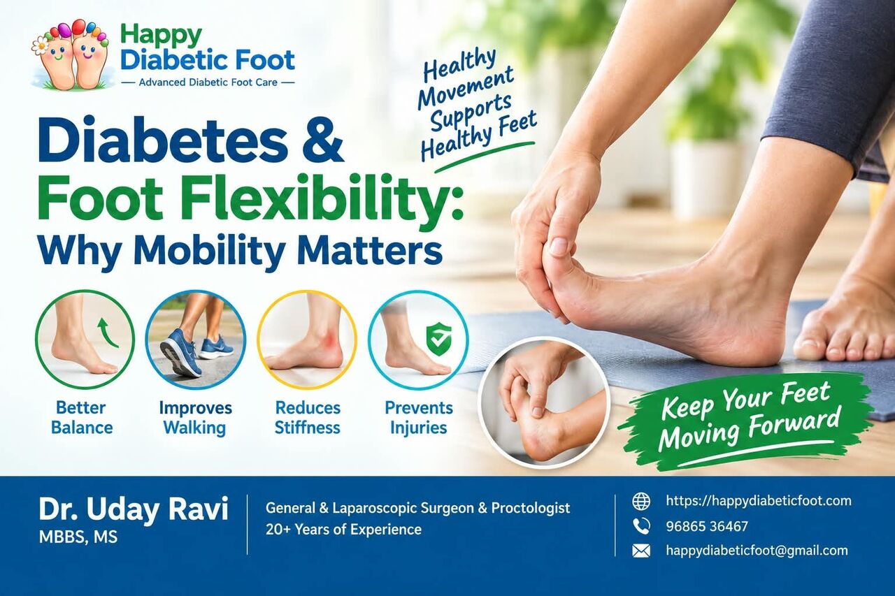 Bangalore, Health, Diabetes & Foot Flexibility: Why Mobility Matters- Dr Uday Ravi
