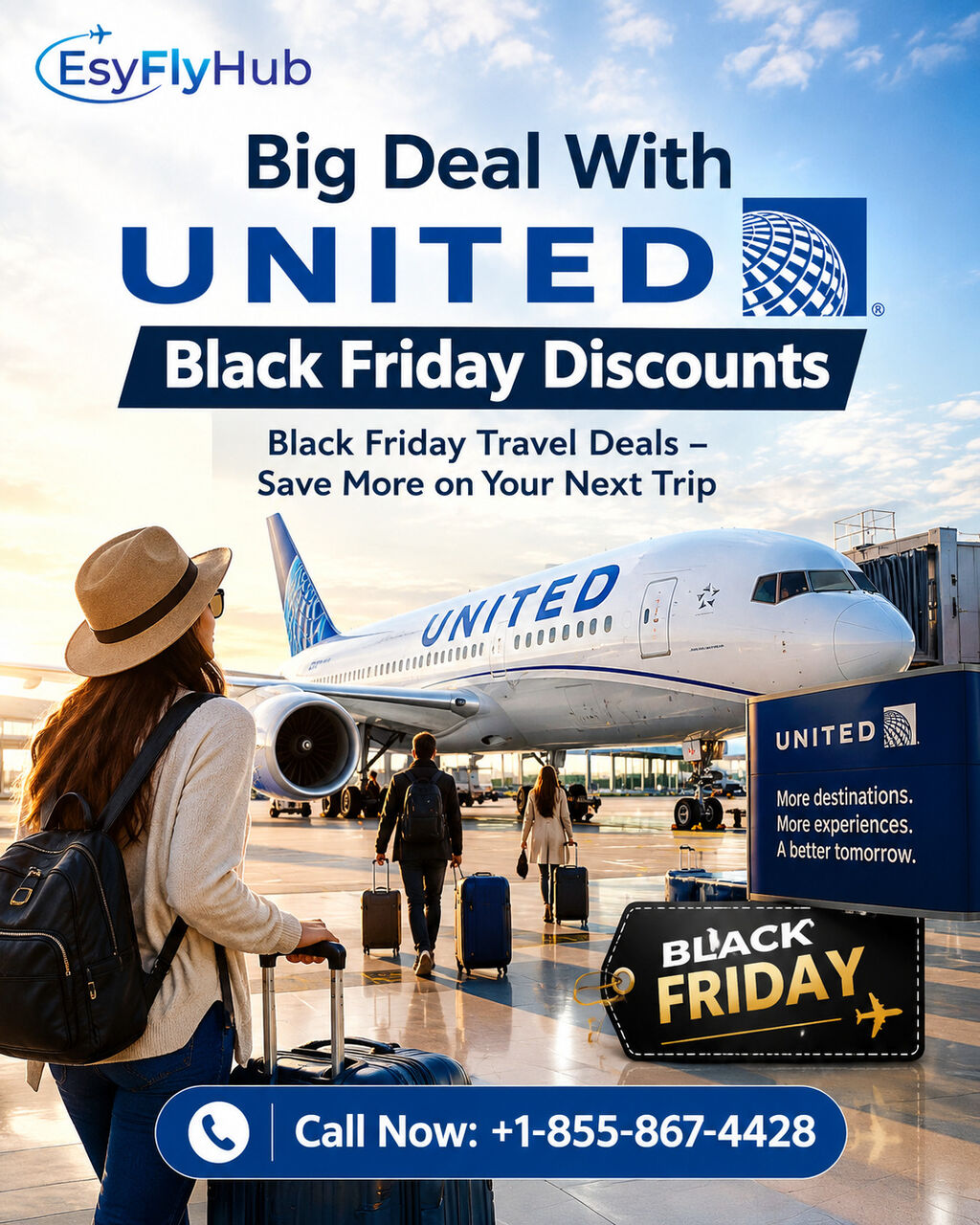 New York, Travel, Big Deal With United Black Friday Discounts- 1-855-867-4428