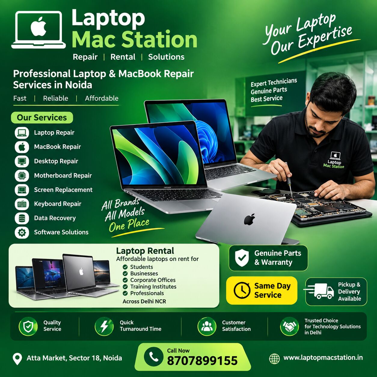 Noida, Computers, Laptop Mac Station &ndash; Reliable Computer Repair Solutions In Noida