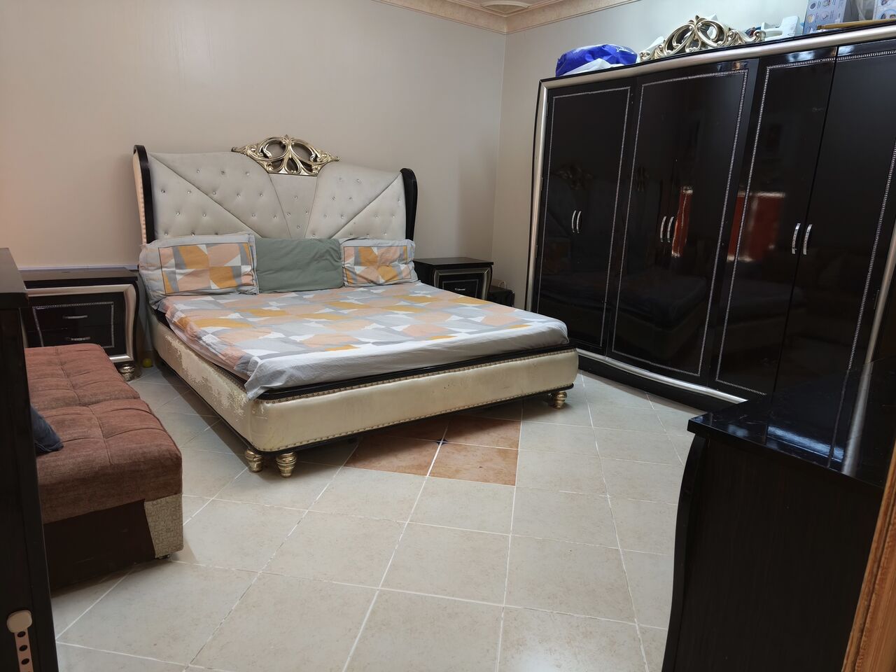 Al Fayha, Furniture, SAR 2000,  Super King Size Bed Set With 4 Chest Drawer And 6 Door Wardrobe