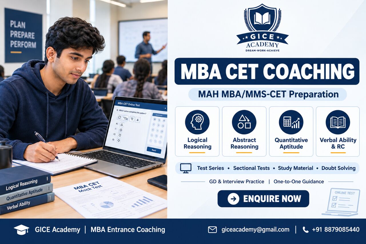 Mumbai, Education, MBA CET Coaching | MBA CET Preparation &ndash; GICE Academy