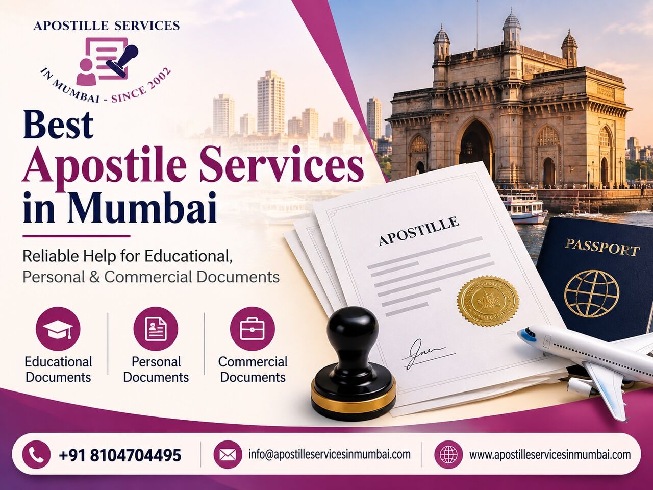 Mumbai, Legal, Mumbai Apostile Support For Documents