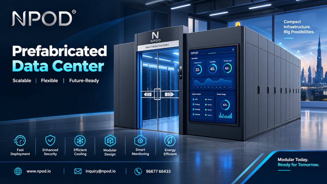 Noida, Computer, Prefabricated Data Centers In India For Faster IT Deployment