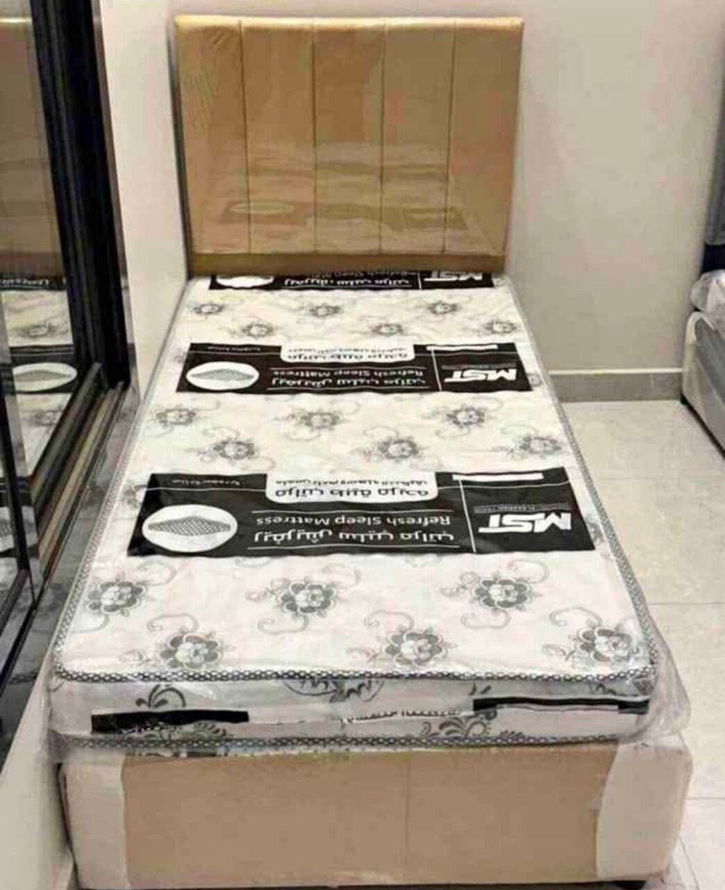 Jeddah, Furniture, SAR 5,  Single Bed With Premium Quality Mattress