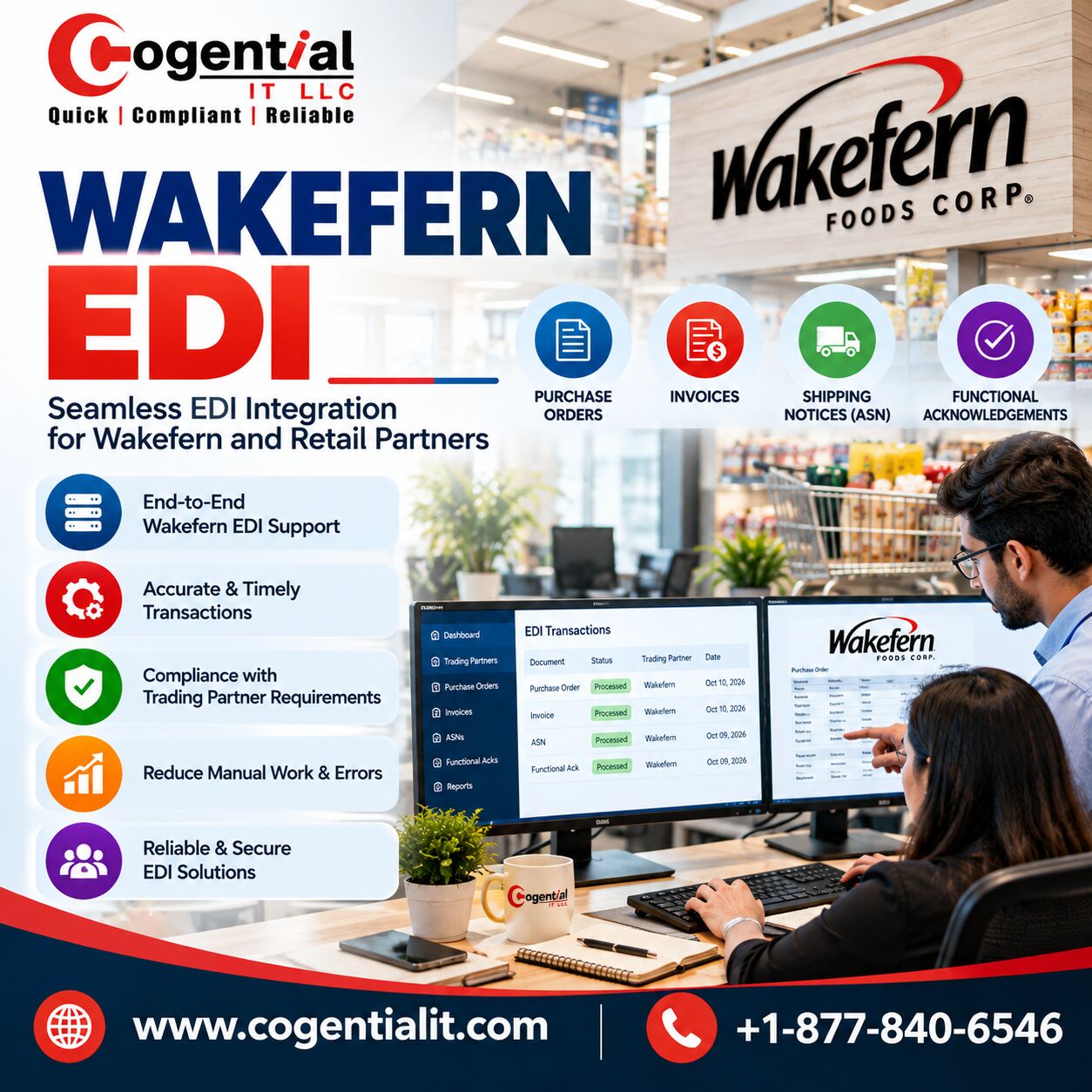 Washington DC, Temp Jobs, Wakefern EDI Integration And Support Solutions