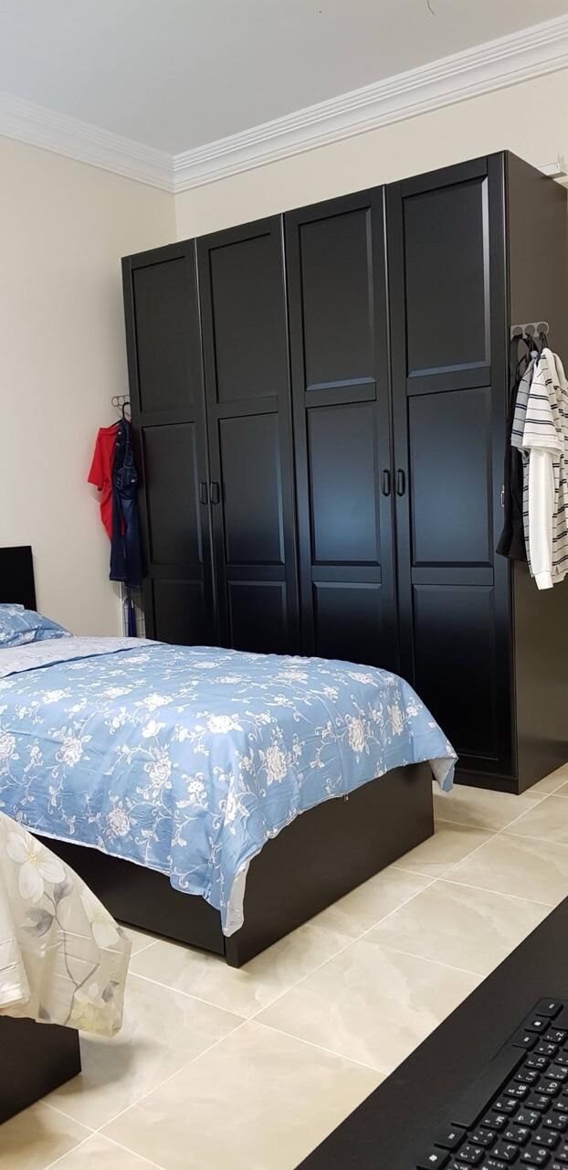 Dammam, Furniture, SAR 2400,  IKEA MALM Single Bedroom Set (Black-Brown) Is On Sale!