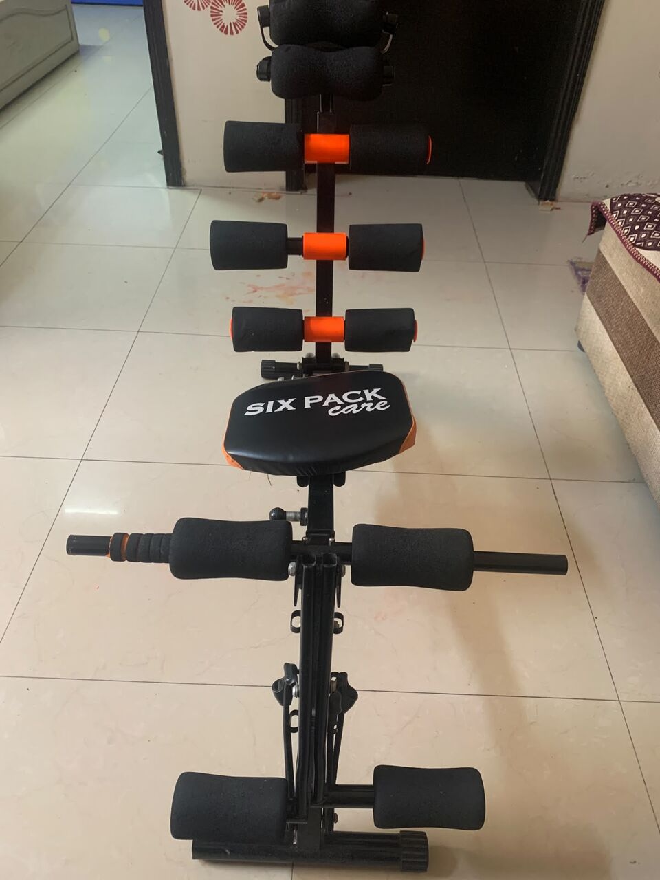 Jubail, Sporting Goods, SAR 400,  Indoor Fitness Cycling Bike For Gym & Six Pack Multi Function Bench Table With Foam Roller
