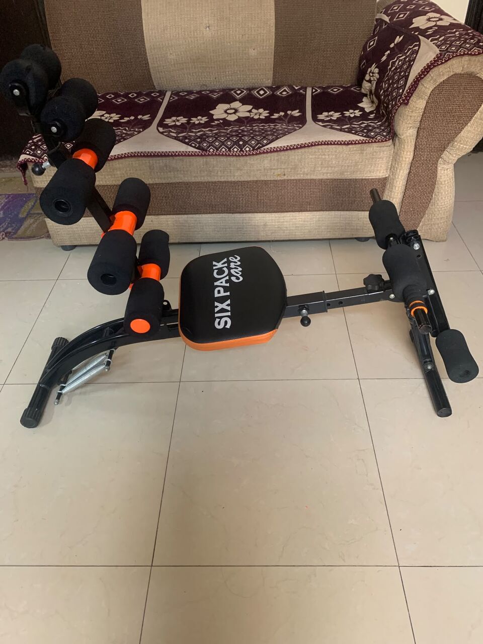 Jubail, Sporting Goods, SAR 400,  Indoor Fitness Cycling Bike For Gym & Six Pack Multi Function Bench Table With Foam Roller