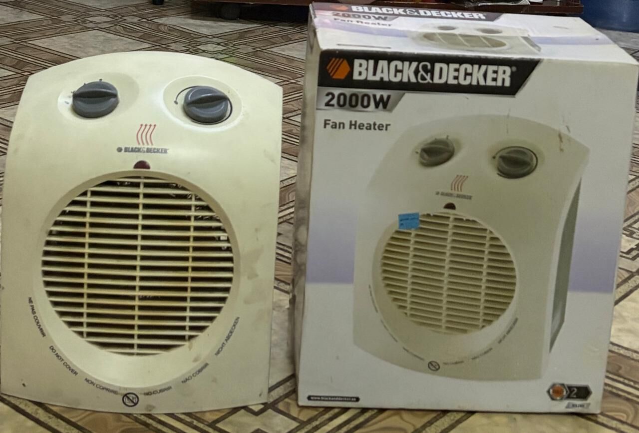 Jubail, Appliances, SAR 75,  BLACK+DECKER 2000W FAN HEATER -for Sale In Jubail