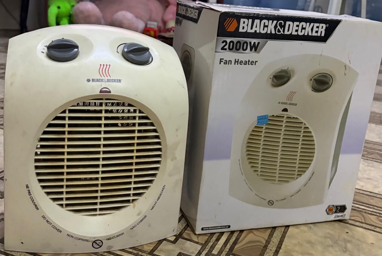 Jubail, Appliances, SAR 75,  BLACK+DECKER 2000W FAN HEATER -for Sale In Jubail