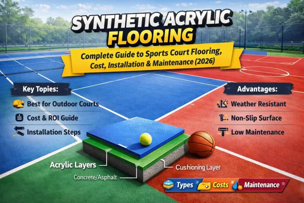 Manama, Construction, Professional Tennis Court Acrylic Floor Painting & Resurfacing Works - 39661095