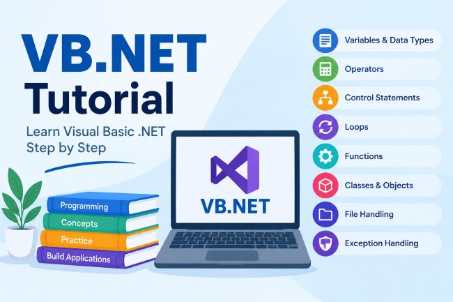 Noida, Computer, VB.NET Tutorial: Learn VB.NET Programming Step By Step