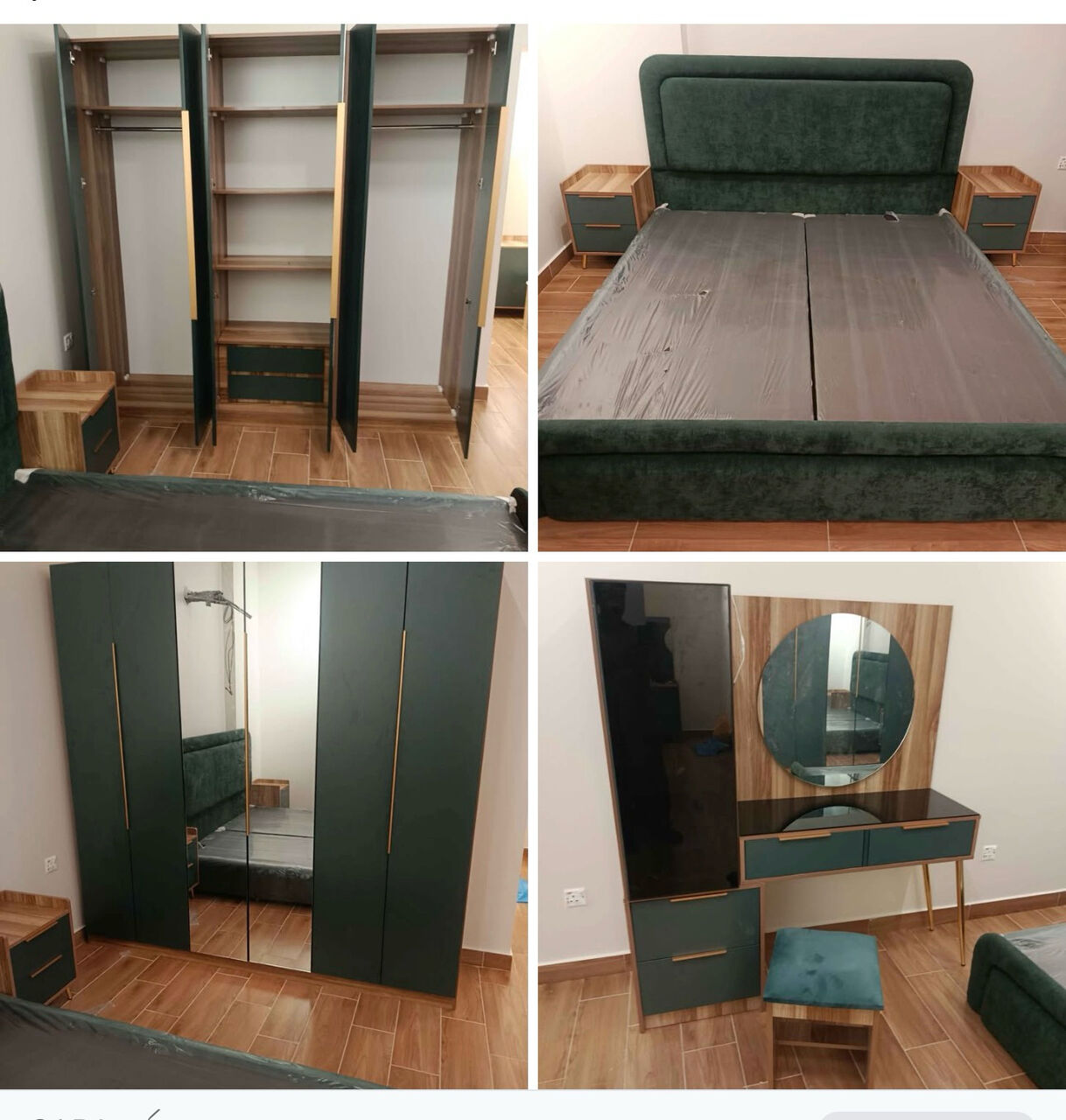 Jeddah, Furniture, SAR 33,  New Complete Bedroom Set With Six Door Wardrobe
