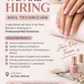Hiring Nail And Lashes Technician