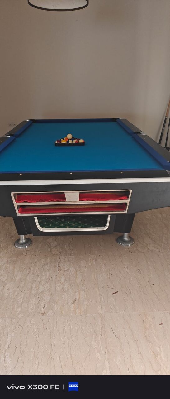 Manama, Sporting Goods, BHD 350,  Billiard Table For Sale &ndash; Excellent Condition &ndash; Complete Set