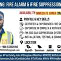 ​🚨 URGENT JOB OPENING REQUIRED – Fire Alarm & Fire Suppression Technician (Immediate Join