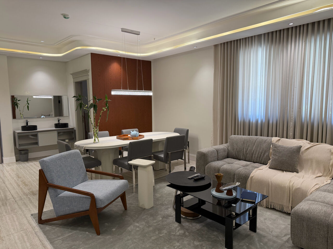 Riyadh, Apartments, Flats, Houses & Villas, SAR 120000/year,  3 BR,  New Furnished Aparment In Qortubah