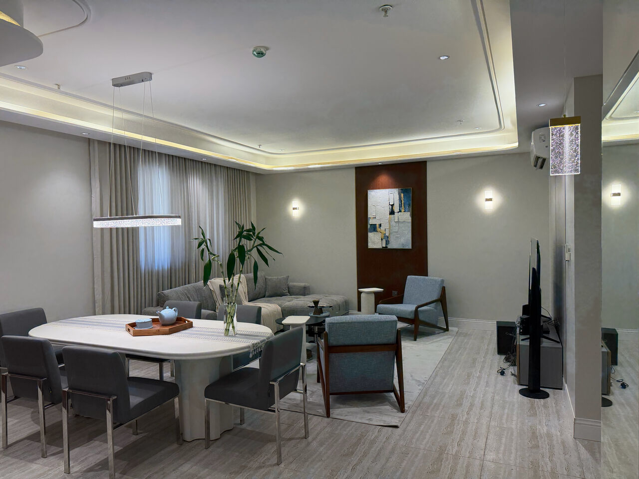Riyadh, Apartments, Flats, Houses & Villas, SAR 120000/year,  3 BR,  New Furnished Aparment In Qortubah