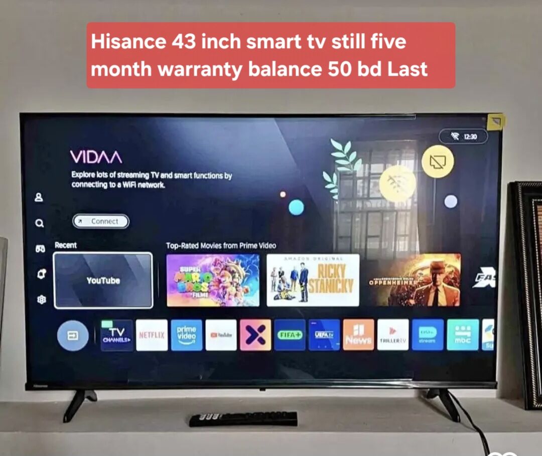 Manama, Appliances, BHD 50,  Hisance 43 Inch New Smart Tv With 5 Mnth Warranty Balance 50 Bd Last Msg 3670 8372