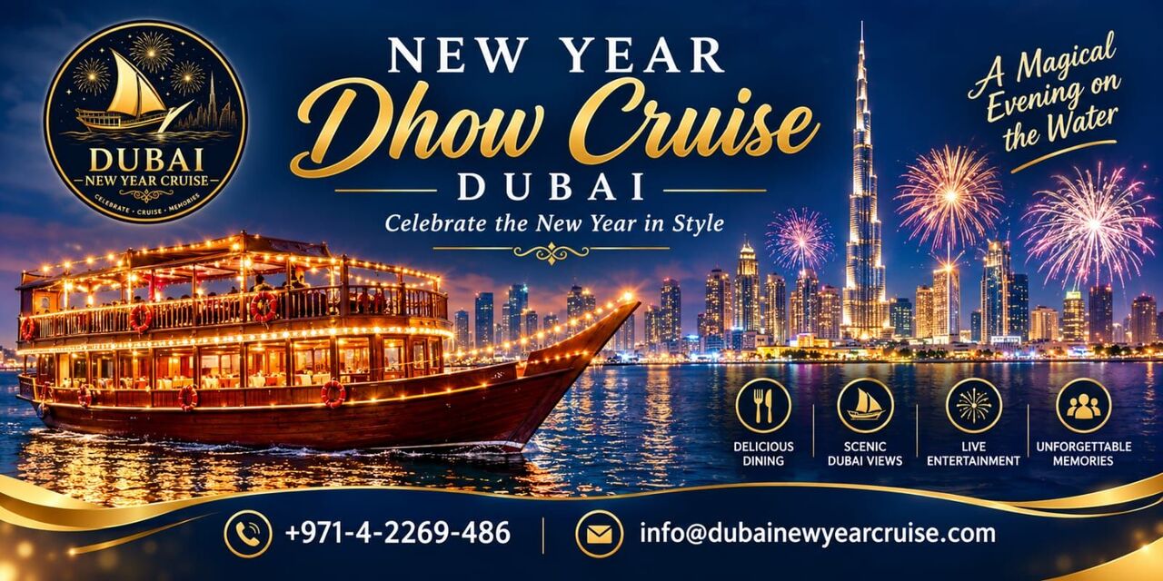 Dubai, Travel, Celebrate New Year At Sea With Dubai Dhow Cruise