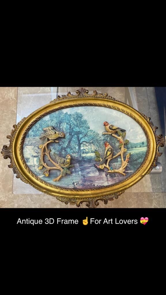 Zinj, Collectibles, BHD 250,  ANTIQUE 3D FRAME FOR ART LOVERS