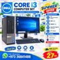 BHD 27,  Dell CORE I3 COMPUTER SET /4GB RAM / 250GB HDD / Intel HD Graphics 2GB Shared /36841488